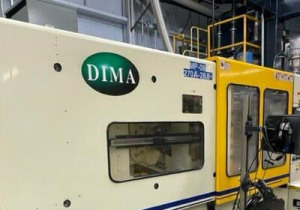 Máquina de moldagem por injeção Dima Dmt 270 usada de 270 toneladas
