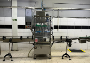 Used Index-6 Bottling and sealing viscous liquids line