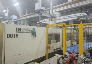 Máquina de moldeo por inyección Toshiba Isgs500 usada de 500 toneladas