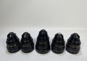 Lentes Arri Zeiss Ultra Prime usadas, conjunto de 5 - 14/20/28/65/100 mm