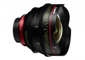 Used Canon CN-E 14mm T3.1L F Compact Cine Prime Lens