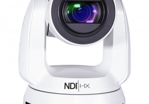 Câmera Marshall Electronics CV730-NDIW 4K 12G-SDI HDMI e IP NDI PTZ usada com lente de zoom de 30x (branca) - Câmera a vapor