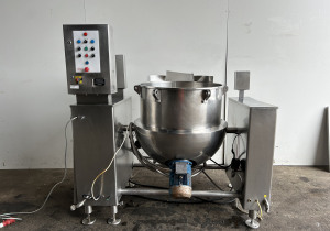 Used Auriol cooking kettle with emulsifier
