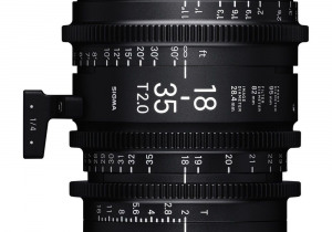 Used Sigma 18-35mm T2 High-Speed Zoom Cine Lens PL Mount IMPERIAL