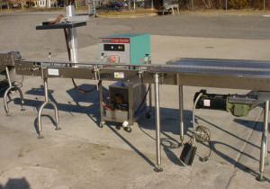 Used Enercon Cap Induction Sealer With 10′ Long Conveyor