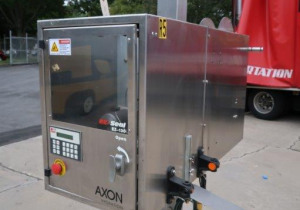 Enfundadora/anilladora termorretráctil Axon Ez-130 Ss usada, 150 por minuto