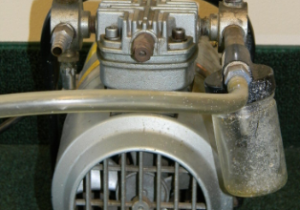 Gebruikte Gast 1HAB-25-M100X luchtcompressor en vacuümpomp