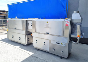 Lavadora de contenedores con secadora Metalbud Nowicki