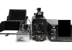 Sony HDC-1500R usada - cadeia de câmeras de estúdio de transmissão de fibra HD usadas com periféricos