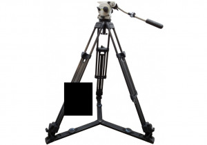 Used Vinten Vision 100 - Pre-Owned Black Edition ENG system with fluid head, carbon tripod & ground spreader