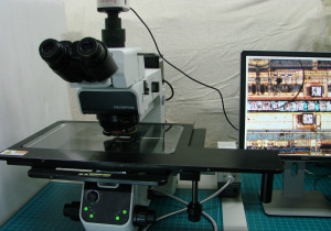 Olympus MX61L-F 300MM (14x12 stage) Semiconductor & Flat Panel Display Inspection Microscope