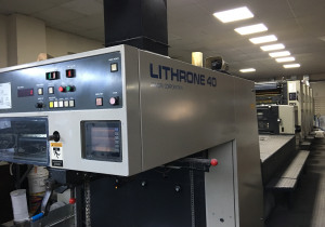 Komori Lithrone 40 Offset Printing Machine 70x100 4+Lac
