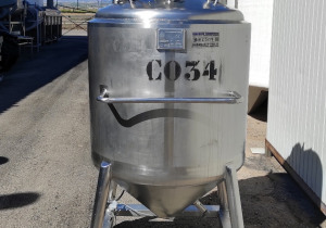 Instalaciones Industriales Grau STAINLESS STEEL MOBILE JACKETED TANK WITH AGITATOR