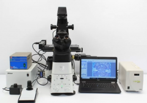 Microscópio motorizado de fluorescência invertida Nikon Eclipse Ti2-E