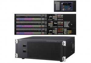 Sony MVS-6530 - Switcher de produção de vídeo multiformato HD/SD usado 3M/E 48 entradas e 32 saídas