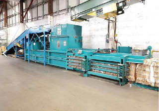 Maren Horizontal Wide Mouth Shear Baler Model Swss-A-8-30P 30 Hp No Conveyor