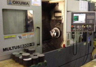 2005 Okuma meerassige CNC-draaimachine Talrijke B300-W