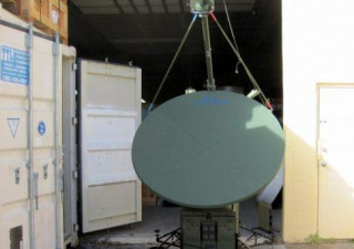 Sistema de antena móvel AVL 1,6M KU-Band Fly Away