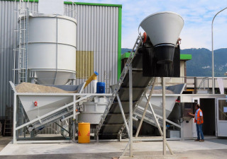 Sweden Automatic concrete plant