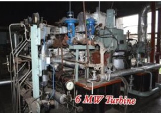 1 No. - 6 MW Belliss (2000) make, extraction condensing type steam turbine generator set