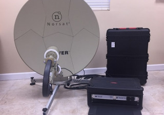 Terminal Norsat 1.0 Rover-VSAT Ku-Band Modelo 5100-4W-E com opção CIDU