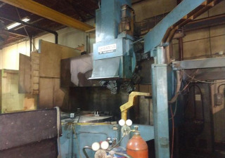 1990 Tos Cnc Vertical Boring Mill, 90" Swing, 80" Chuck, 65" Under Rail, 15 Station Atc, Siemens Cnc,