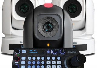 Câmera BirdDog 3x P240 Full NDI NDI|HX2 e HX PTZ usada e 1x Controlador PTZ GRÁTIS