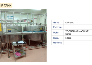 Dongil Machinery Co. Used Line No.4) Sponge-cake-cream-sanding production line