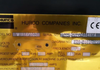 Centro de usinagem HURCO VMX64/50T - vertical