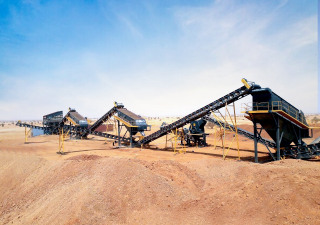 STATIONARY TYPE 200-300 T/H CRUSHING & SCREENING PLANT