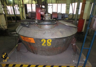 Miscelatore per polveri conico in acciaio inox Nautamix Mbc 40 R da 3.600 litri