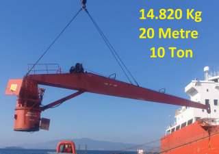 10 Ton Tanker Ship Hose Handling Crane