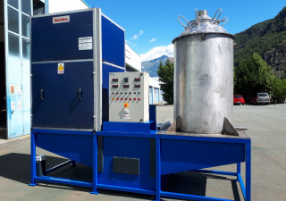 USED SCRUBBER AIR VACUUM AND TREATMENT UNIT 10.000 m3/h