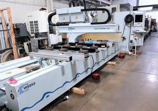 12' X 4' Weeke Optimat Bhc 350 Cnc Router, Pod And Rail Design - Weeke Optimat Bhc 350
