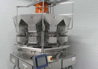 USED “ISHIDA” MULTIHEAD WEIGHER, TYPE CCW-RS-210W-1S/50-WP