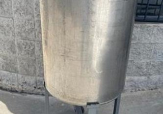 Used Tank, 50 Gallon, S/st, 22" X 32", On Casters