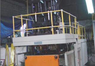 Used Uniloy 350-C3 With Double Accumulator Extrusion Blow Molding Machine