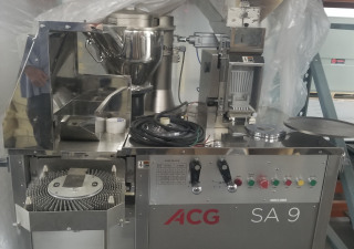 Máquina de enchimento de cápsulas semiautomática PAM ACG SA-9 usada
