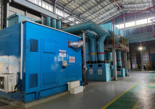 Used (in functional Condition) GE Frame 9E Gas Turbine with 2 units 100MW Generators and 1 unit  Steam Turbine with 110MW Generator