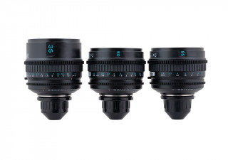 Μεταχειρισμένα SET SONY Cine Prime Lensses T2 35,50,85mm PL-mount