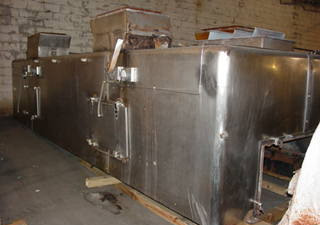 Used 48″ WIDE X 20′ LONG WOLVERINE PROCTOR JETZONE STAINLESS STEEL FLUIDIZED BED DRYER