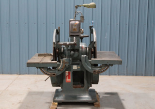 Gebruikte Oliver Model 34-DD 30" dubbelzijdige schijfschuurmachine met kanteltafel