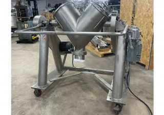 Used Patterson Kelley 2 Cft Twin Shell Vblender With Pin Bar