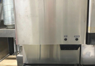 Dispensador de gelo e água de bancada usado Hoshizaki DCM-500BAH 618 lb