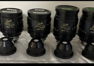 Cooke Mini S4i lenses 18,25,32.50,75 &100mm
