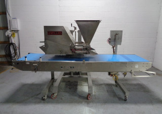 Used Unifiller Heavy Duty Multi Depositor With Slide Bed Conveyor