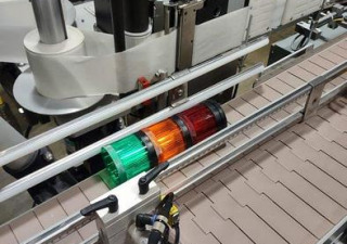 Etichettatrice Lsi Pressure Sensitive a 2 pannelli stampa e applica usata, modello 1400S