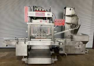 Used Pack West Capper Model A 200 Inline Capper With Elevator & Conveyor Last Caps Run 28 Mm–120 Mm