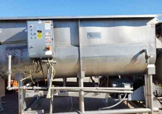Used 170 Cu Ft Mepaco Stainless Steel Paddle Mixer