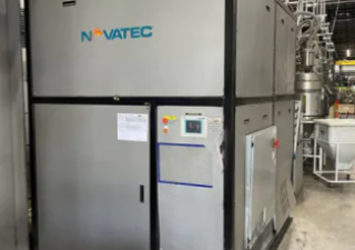 Used  3800 lbs/hr Novatec Dryer
